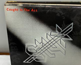 Styx Caught in the Act Live Vinyl Record