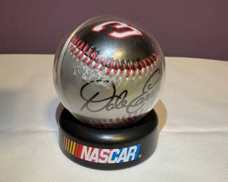 Dale Earnhardt #3 "The Intimidator" NASCAR Signed Baseball
