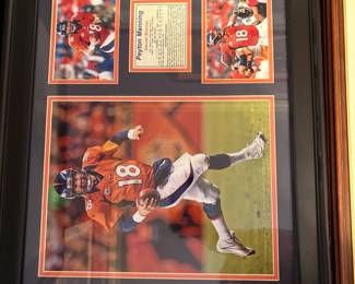 Peyton Manning Denver Broncos Career Collage