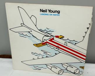 Neil Young "Landing on Water" Vinyl Record