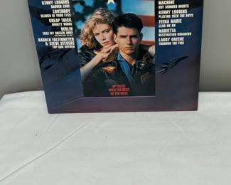 Top Gun Original Motion Picture Soundtrack Vinyl Record - 1986 CBS Inc. Pressing