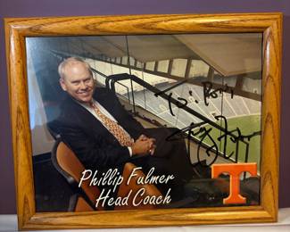 Phillip Fulmer Signed Photograph with "To: Pop" Inscription