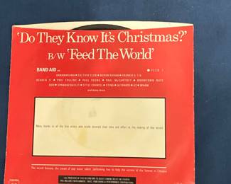 Band Aid - Do They Know It's Christmas? / Feed The World 7" Vinyl Single
