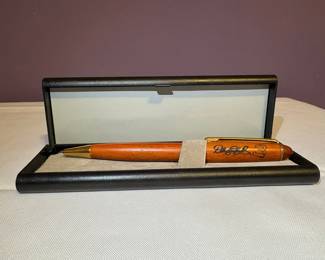 Dale Earnhardt "The Intimidator" Engraved Wood Pen with Display Case