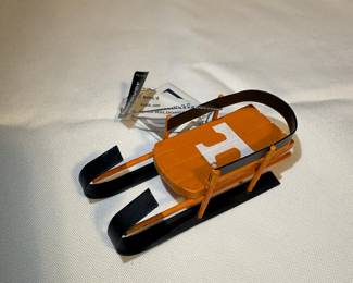 University of Tennessee "T" Sled Ornament