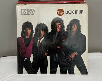 KISS Lick It Up Vinyl Record - 1983