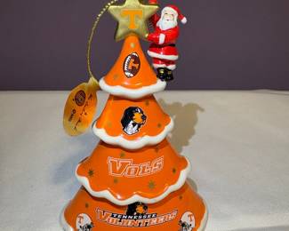 2008 Tennessee Volunteers Danbury Mint Ceramic Christmas Tree Ornament