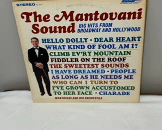 The Mantovani Sound: Big Hits from Broadway and Hollywood Vinyl Record