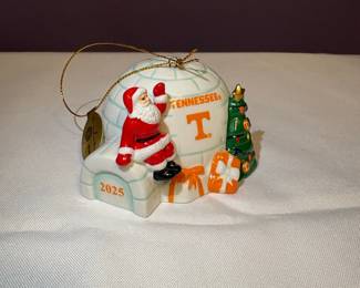 University of Tennessee Volunteers Santa Igloo Christmas Ornament 2025 (Danbury Mint)