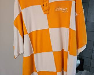 Tennessee Volunteers "Vols" Checkerboard Rugby Shirt