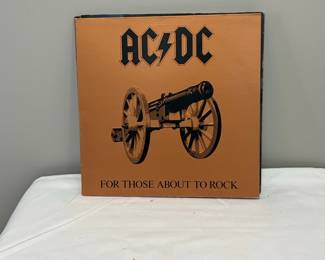 AC/DC For Those About to Rock We Salute You Vinyl Record - 1981 Original Pressing