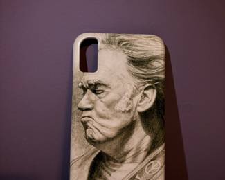 Anthony Bourdain Tribute Drawing iPhone Case