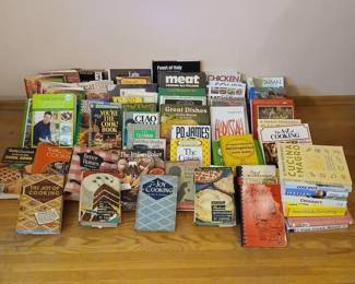 Large Lot Of Cook Books