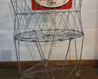 Vintage Collapsible Laundry Basket