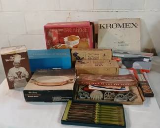 Vintage Old Cookware Still In Original Boxes