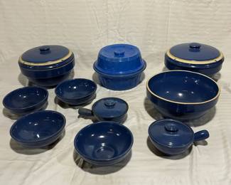 Monmouth Western Stoneware Casserole Dish Plus More Blue Pottery