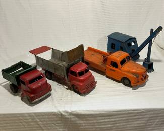 Vintage Tonka, Structo, Wyandotte Toy Truck Lot