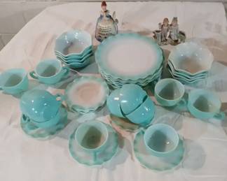 Hazel Atlas Crinoline Ripple Plates More