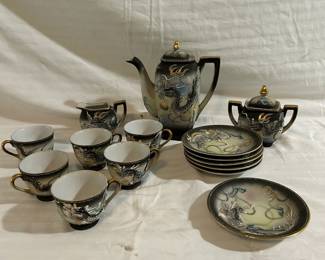 Japanese Ucagco Ornate China Tea Set