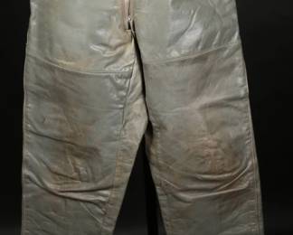 WWII German Luftwaffe Leather Channel Trousers