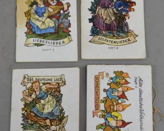 	German Winter Relief Booklets, 1930s-1940s, 4 pcs