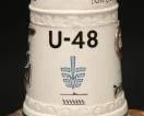 Kriegsmarine U-48 Presentation Beer Stein, ca. 39
