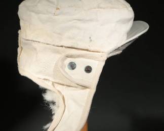 	WWII German Eastern Front Sheepskin Winter Cap