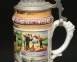 	German Imperial Army Reservist Beer Stein, 1910-