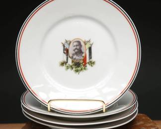 	Austro-Hungarian Porcelain Plates Franz Joseph I