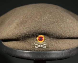 	Post-War Bundeswehr Olive Panzer Beret Size 57