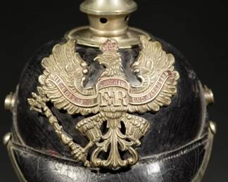 Third Reich NSKK Black Leather Crash Helmet
