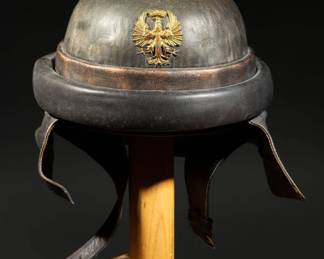 	SCW Spanish Nationalist Leather Tanker Helmet