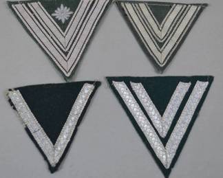 WWII German Heer Enlisted Sleeve Rank Chevron Lot