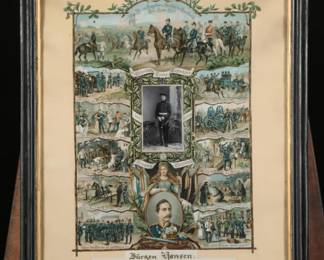 German Regimental Soldier's Reservistika Print