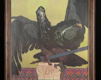 	Framed 1916 Austrian War Loan Poster Reproduction