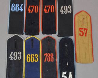 Nine Third Reich SA Shoulder Boards