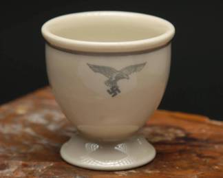 German Luftwaffe Porcelain Egg Cup Heinrich