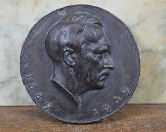 1939 Bronze Adolf Hitler 50th Birthday Table Meda