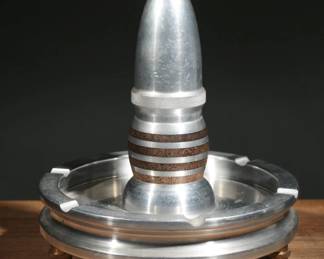 	1946 Trench Art Artillery Shell Table Lighter