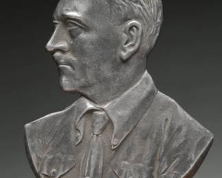 	Aluminum Wall Relief of Adolf Hitler, ca. 1930s