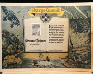 	German WWII Kriegschronik Document 1943-1945