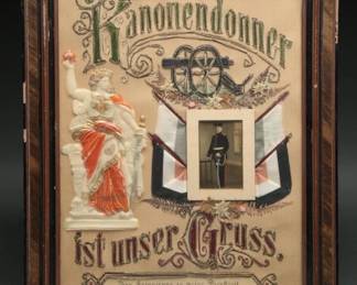 	German Military Service Commemorative Display