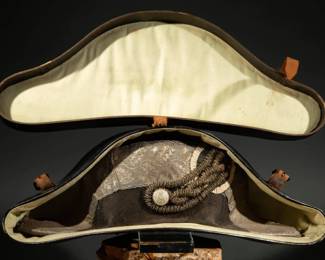 	Imperial German Naval Officer Bicorn Hat with AgR