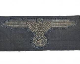 Heer BeVo Machine-Woven Field-Gray Breast Eagle