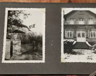 Wooden-Cover Photo Album With Black-And-White Era