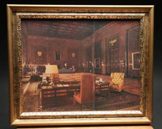 Framed Print, Hitler's Study, New Reich Chancell