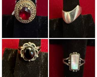 Sterling rings