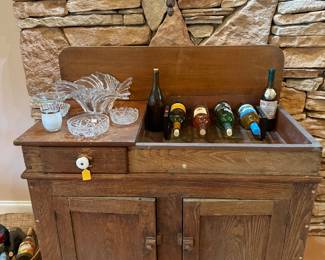 Amazing copper lined dry sink