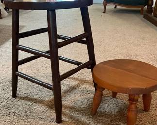 Pair Of Vintage Barstools