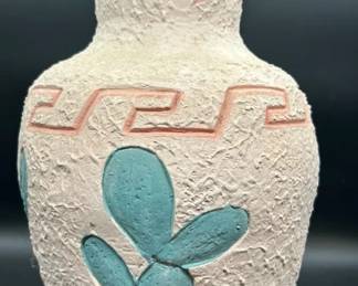 Southwestern Pottery Vase Mexico18 Inch